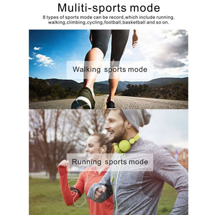 QS100 0.96 inches TFT Color Screen Smart Bracelet IP67 Waterproof, Support Call Reminder /Heart R...
