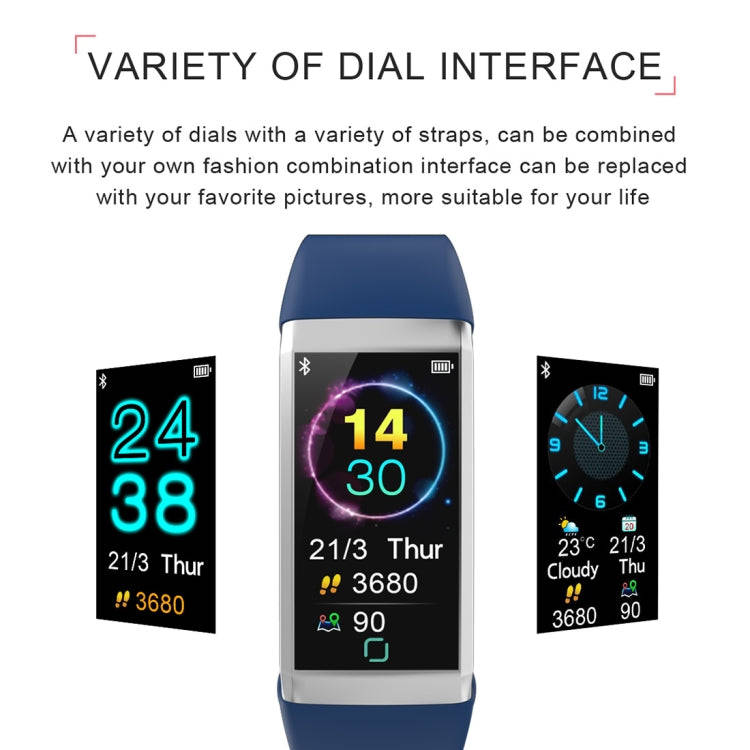 TD19 1.14 inches IPS Screen Smart Bracelet IP67 Waterproof, Support Call Reminder / Heart Rate Mo...