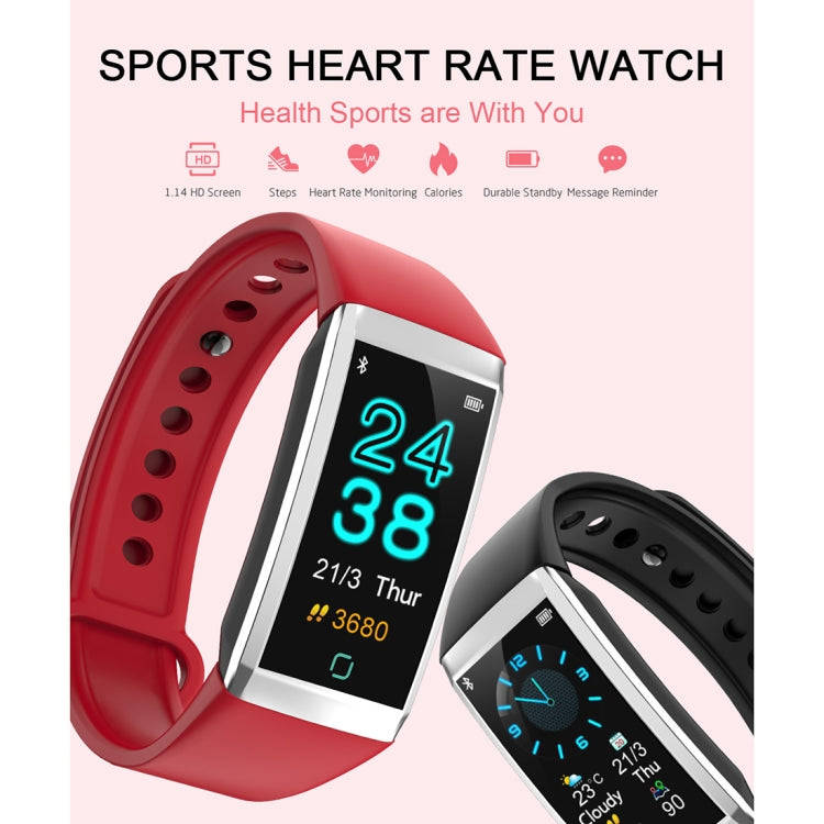 TD19 1.14 inches IPS Screen Smart Bracelet IP67 Waterproof, Support Call Reminder / Heart Rate Mo...