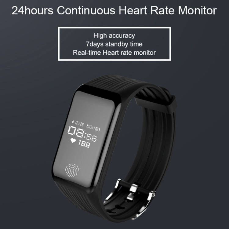 TLW B3 Fitness Tracker 0.66 inch OLED Screen Wristband Smart Bracelet, IP67 Waterproof, Support S...