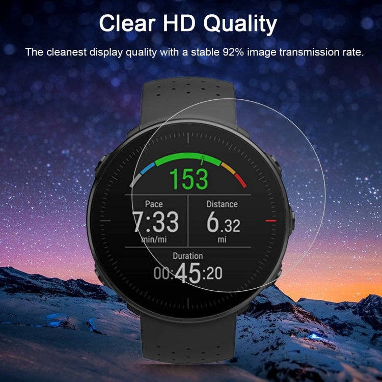 For POLAR Vantage M 0.26mm 2.5D 9H Tempered Glass Film Screen Protector