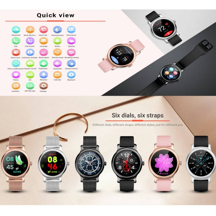 SMA-R2 1.3 inches IPS Screen Smart Watch IP65 Waterproof,Support Call /Message Reminder /Dual-mod...