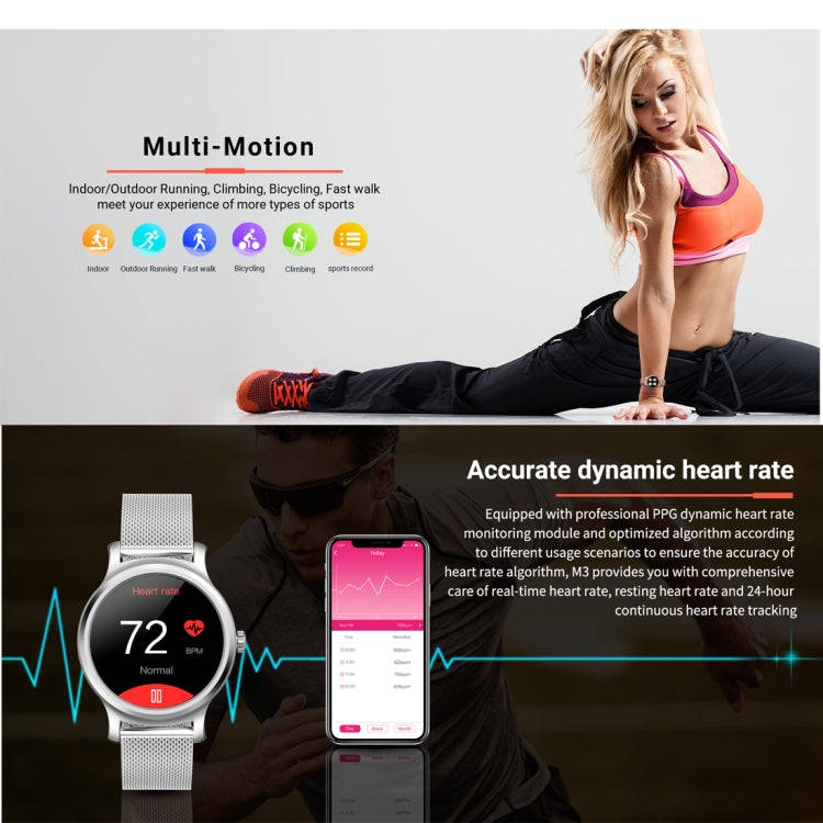 SMA-R2 1.3 inches IPS Screen Smart Watch IP65 Waterproof,Support Call /Message Reminder /Dual-mod...