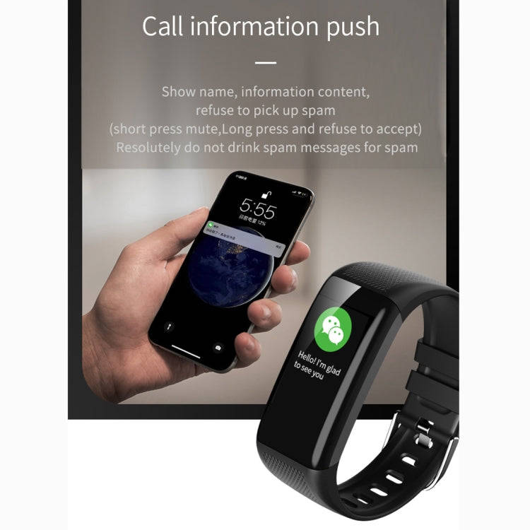 C20 1.14 inch IPS Touch Screen IPX67 Waterproof Smartwatch, Support Call Reminder/ Heart Rate Mon...