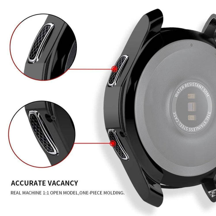 TPU Plated Shockproof Case for Samsung Gear S3 Frontier Smartwatch 46mm(Black)