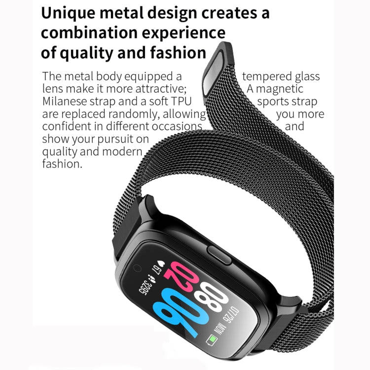 CV06 1.3 inch TFT Color Screen TPU Watch Band Smart Bracelet, Support Call Reminder/ Heart Rate M...
