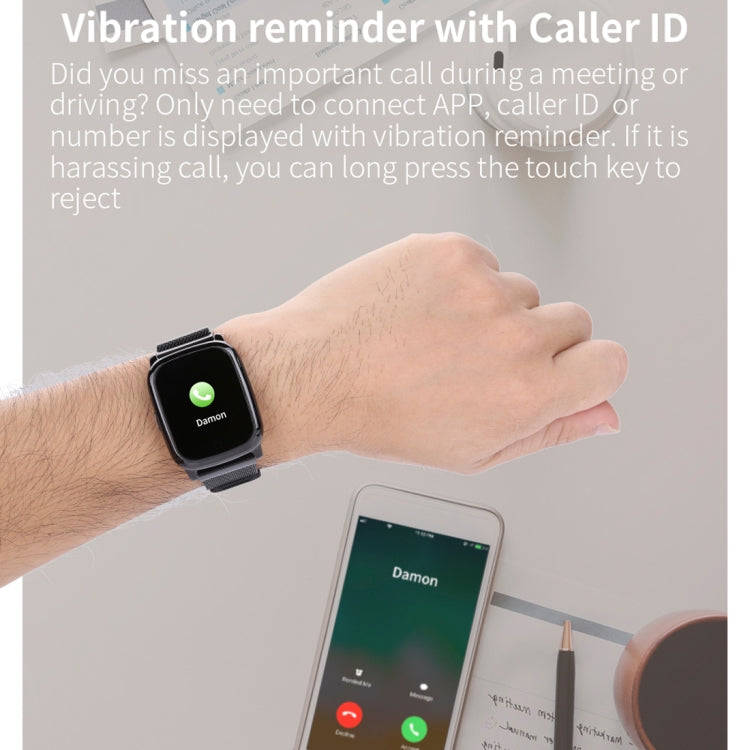 CV06 1.3 inch TFT Color Screen TPU Watch Band Smart Bracelet, Support Call Reminder/ Heart Rate M...