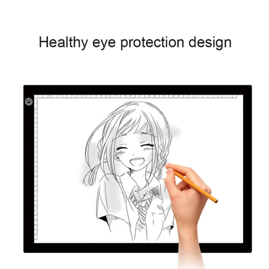 8W 5V LED USB Stepless Dimming A3 Acrylic Scale Copy Boards Anime Sketch Drawing Sketchpad with U...