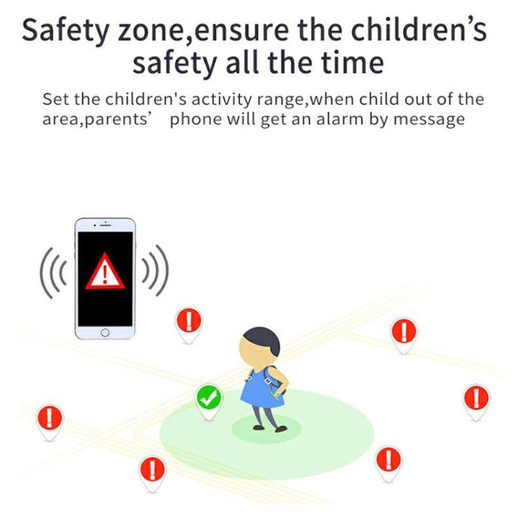 Q12 1.44 inch Color Screen Smartwatch for Children, Not Waterproof, Support LBS Positioning / Two...