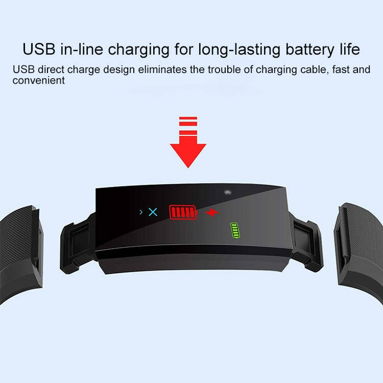 115Plus 0.96 inches OLED Color Screen Smart Bracelet,Support Call Reminder /Heart Rate Monitoring...