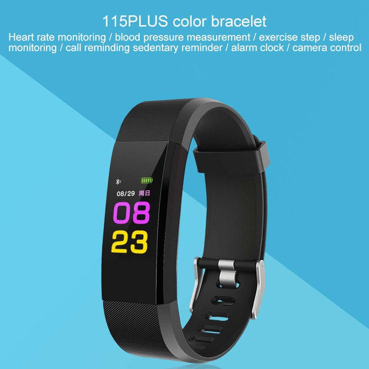 115Plus 0.96 inches OLED Color Screen Smart Bracelet,Support Call Reminder /Heart Rate Monitoring...