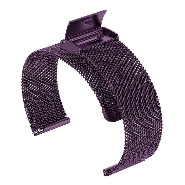 22mm Metal Mesh Wrist Strap Watch Band for Fossil Hybrid Smartwatch HR, Male Gen 4 Explorist HR, ...