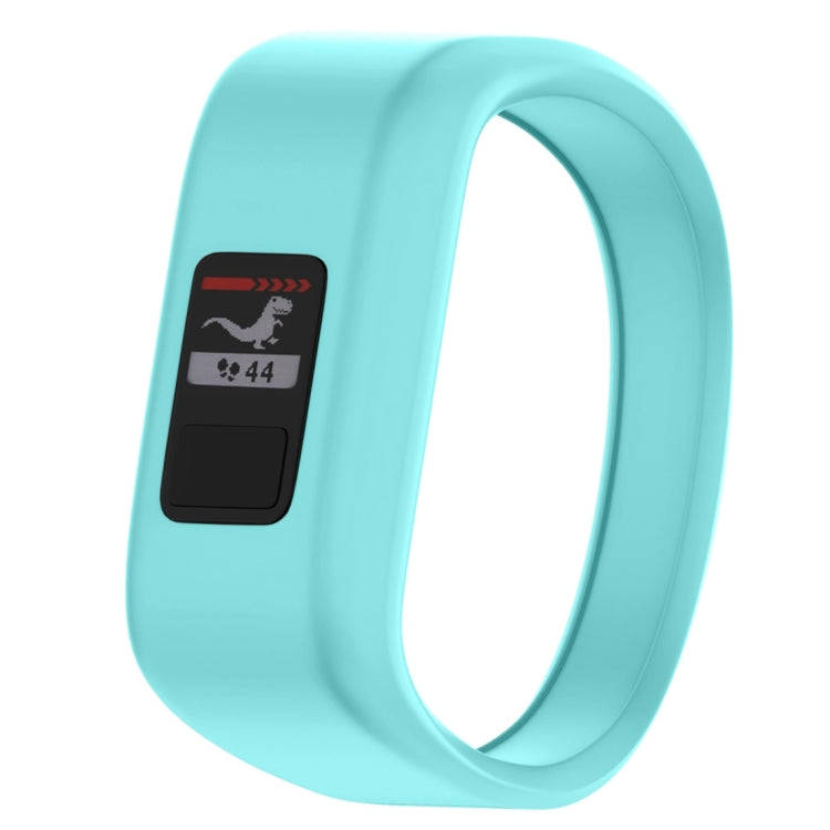 Silicone Sport Watch Band for Garmin Vivofit JR, Size: Small(Mint Green)