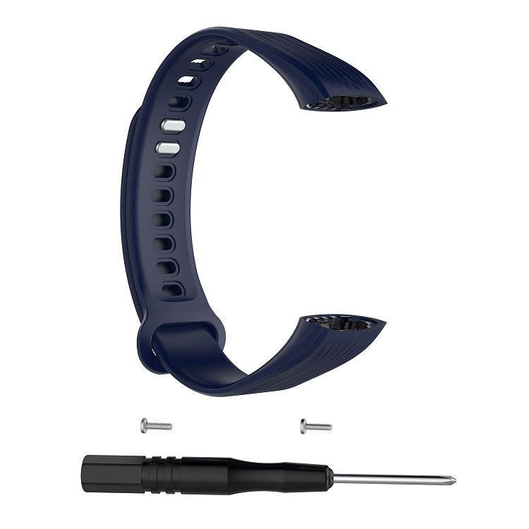 Silicone  Watch Band for Huawei Honor Band 3(Dark Blue)
