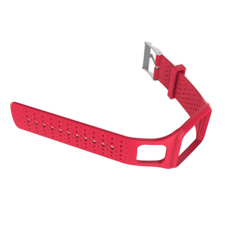 Silicone Sport Watch Band for TomTom 1 Series Runner / Cardio(Red)