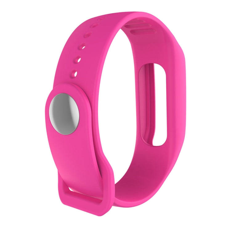 Silicone Sport Watch Band for TomTom Touch(Rose Red)