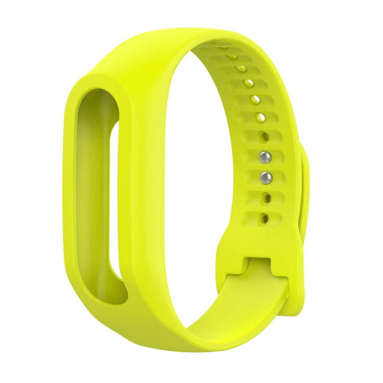 Silicone Sport Watch Band for TomTom Touch(Yellow)
