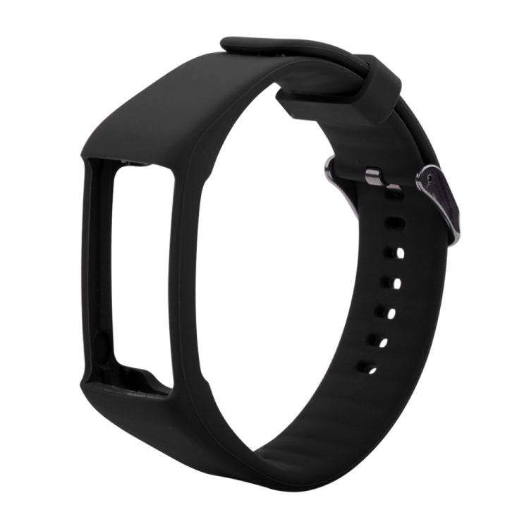 Silicone Sport Watch Band for POLAR A360 / A370(Black)