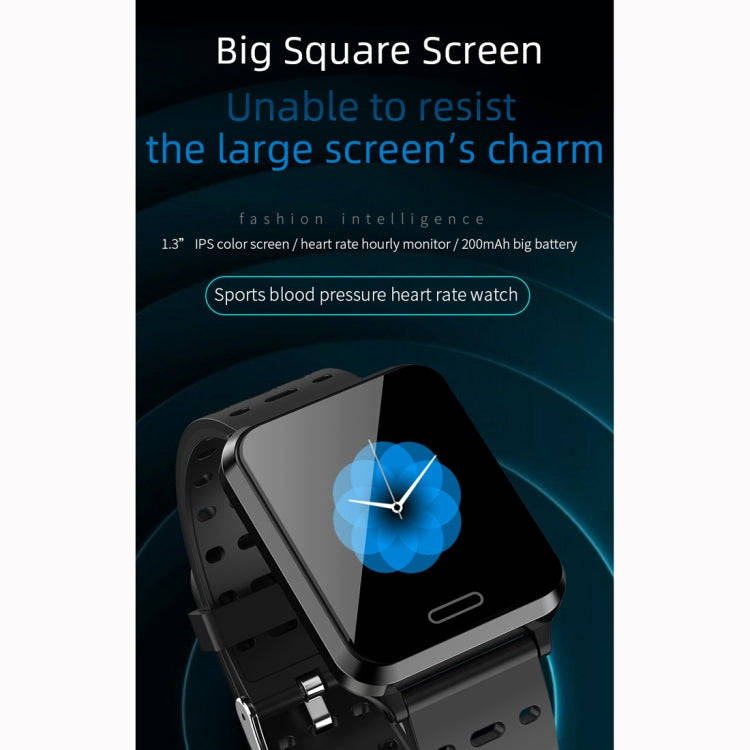 P2 1.3 inch IPS Color Screen IP67 Waterproof Smart Watch Wristband,Support Message Reminder / Hea...