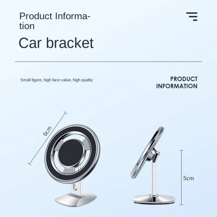 F68 360 Degree Rotating Car Magnetic Mobile Phone Bracket (Black)