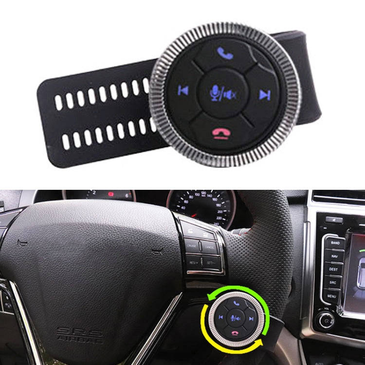 Universal Strap Shape Steering Wheel Remote Control Car Multimedia Wireless Button Remote Control...