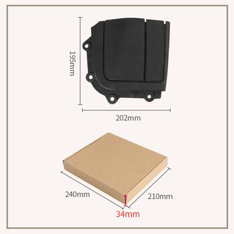 For BMW 3 Series E93 Left Driving Car Convertible Rear Platform Right Hinge Cover Folding Cover 5...