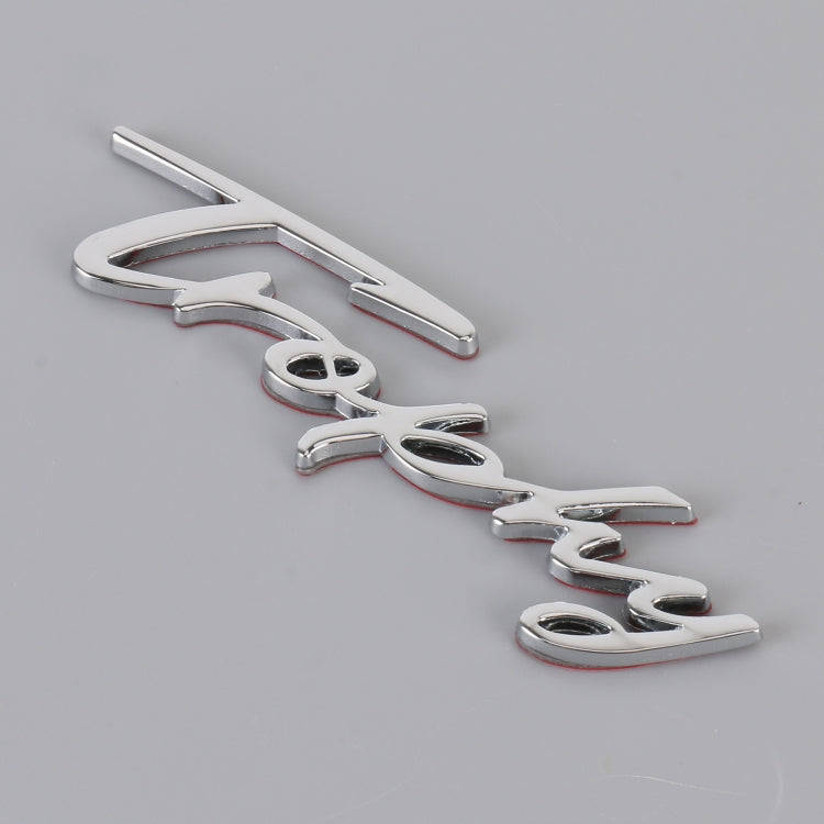 Car TROPHY Personalized Aluminum Alloy Decorative Stickers, Size: 11.5x2.5x0.35cm (Silver)