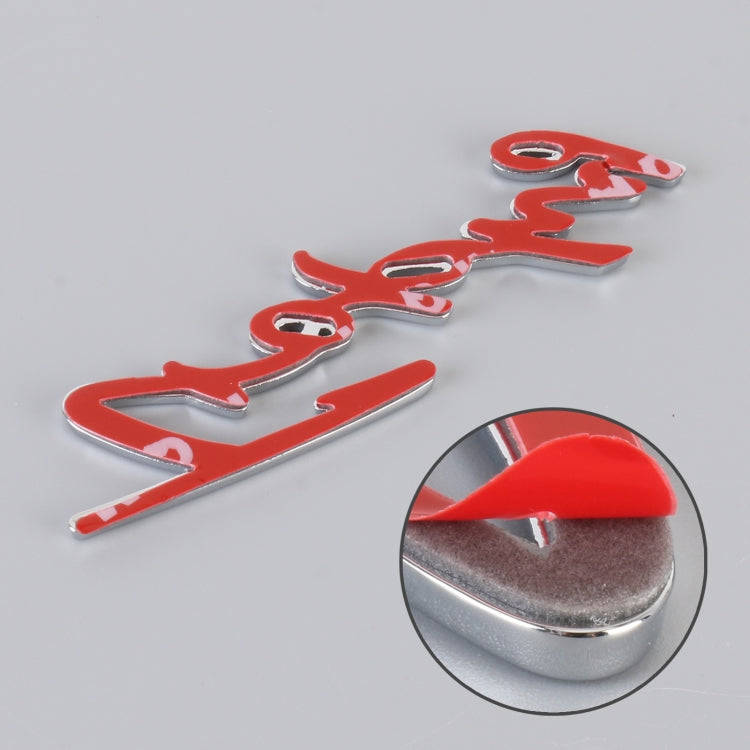 Car TROPHY Personalized Aluminum Alloy Decorative Stickers, Size: 11.5x2.5x0.35cm (Silver)