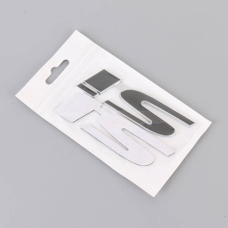 Car Si Metal Stickers Personalized Aluminum Alloy Decorative Stickers, Size:10 x 3cm (Black)