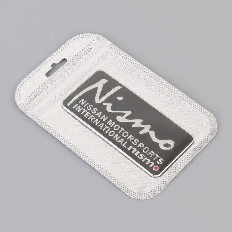 Car Nismo Metal Stickers Personalized Aluminum Alloy Decorative Stickers, Size:9 x 4.5cm