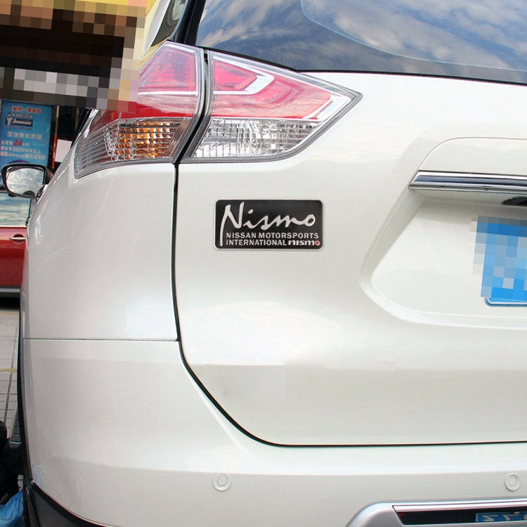Car Nismo Metal Stickers Personalized Aluminum Alloy Decorative Stickers, Size:9 x 4.5cm