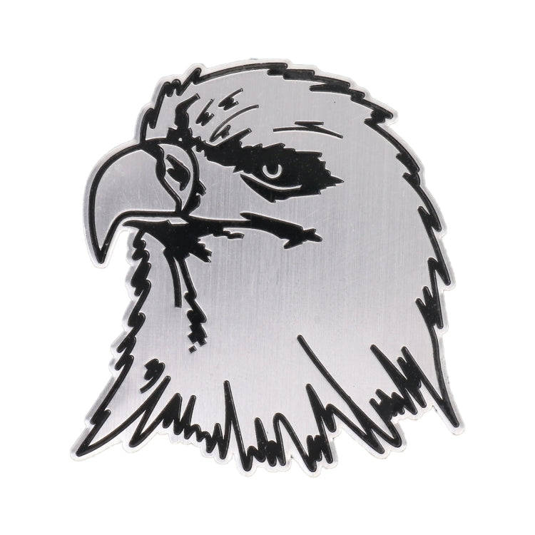 Car Owl Metal Stickers Personalized Aluminum Alloy Decorative Stickers, Size:8 x 7.5cm