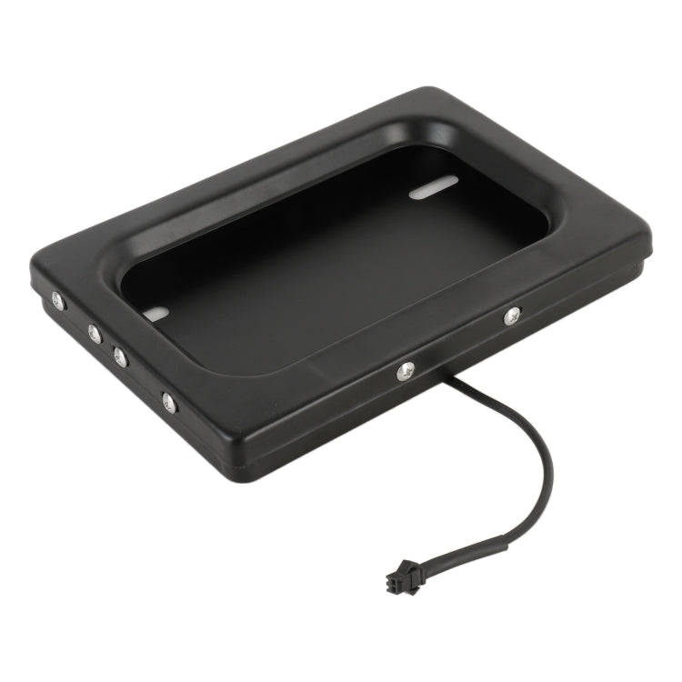 US Motorcycle License Plate Cover Frame Roller Blind License Plate Bracket
