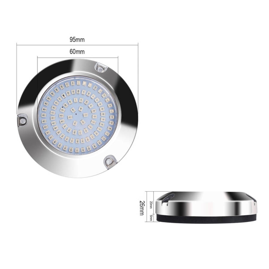 Ship / Yacht 10-30V 90LEDs Waterproof Stainless Steel Underwater Light (White Light)