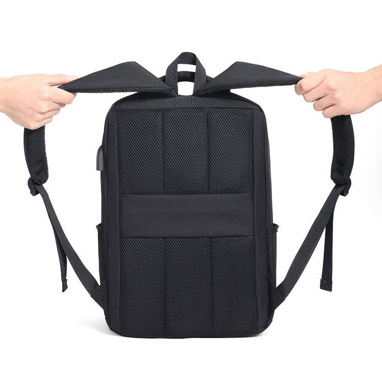 cxs-611 Multifunctional Oxford Laptop Bag Backpack(Dark Blue)