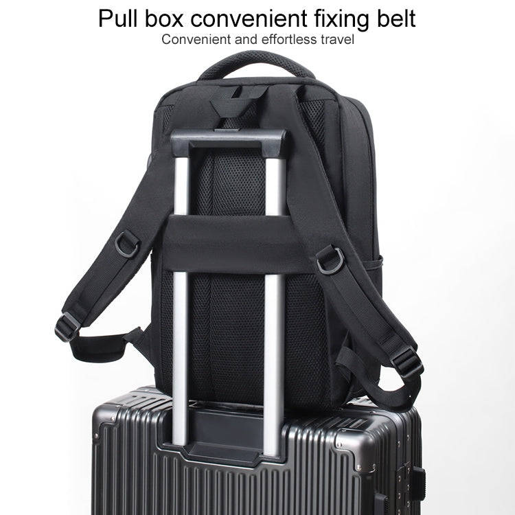 cxs-611 Multifunctional Oxford Laptop Bag Backpack(Dark Blue)
