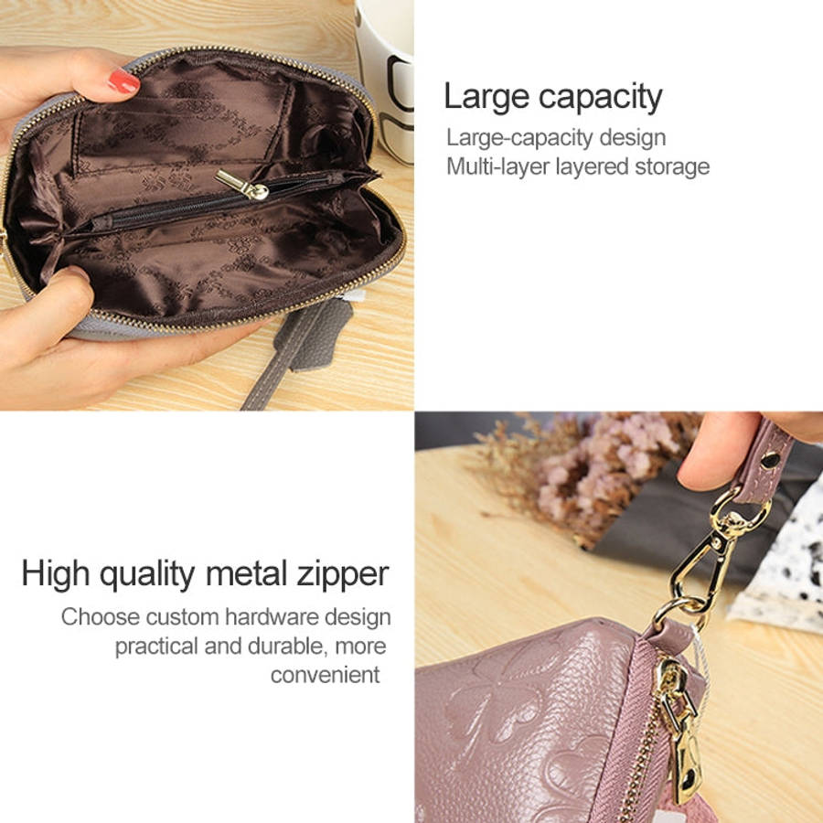 2026 Multifunctional Litchi Texture Women Large Capacity Hand Wallet Shell bag with Card Slots(Pa...