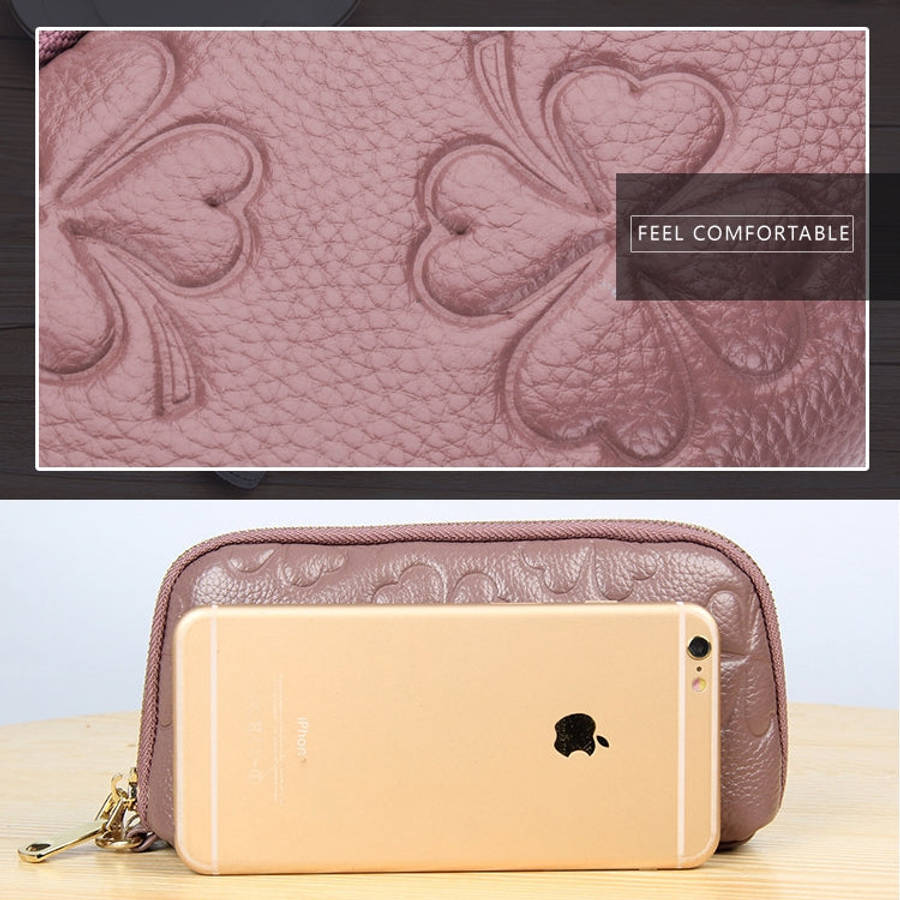 2026 Multifunctional Litchi Texture Women Large Capacity Hand Wallet Shell bag with Card Slots(Wi...