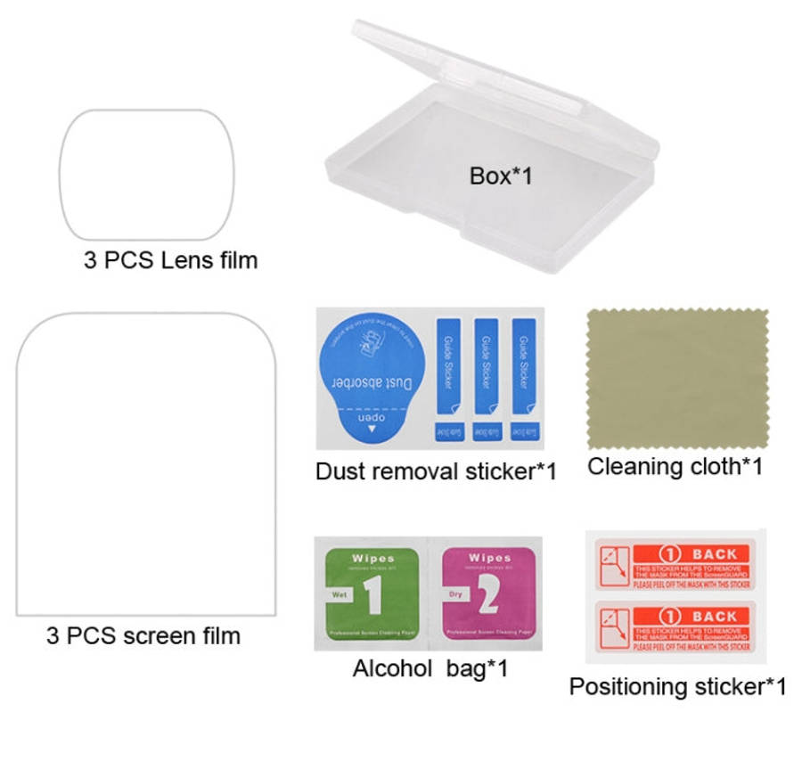 6 PCS Lens Protector + Screen Tempered Glass Film for DJI OSMO Pocket Gimbal