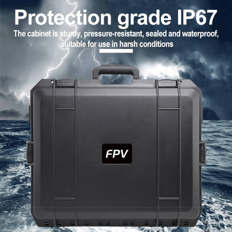 For DJI FPV Waterproof Explosion-proof Suitcase Portable Storage Box Case Travel Carrying Bag, No...