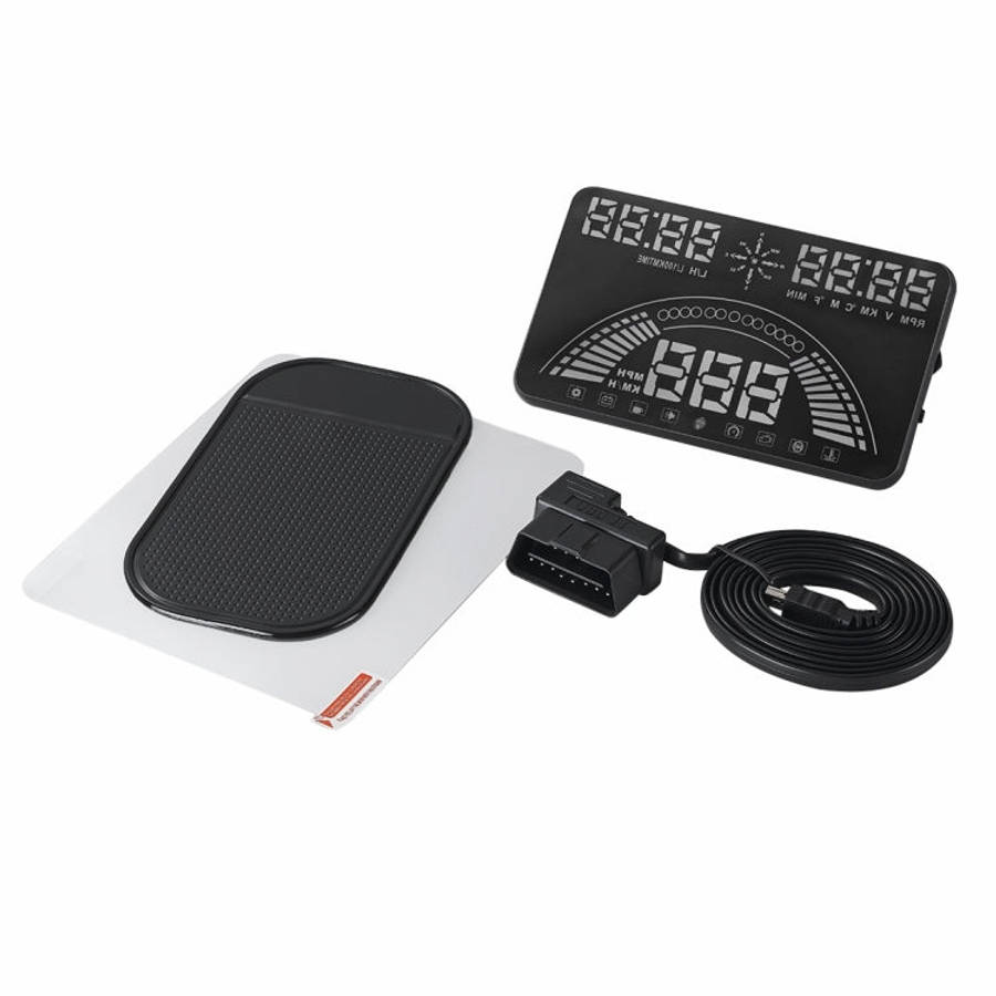 S7 5.8 inch Car GPS HUD / OBD2 Vehicle-mounted Gator Automotive Head Up Display Security System w...
