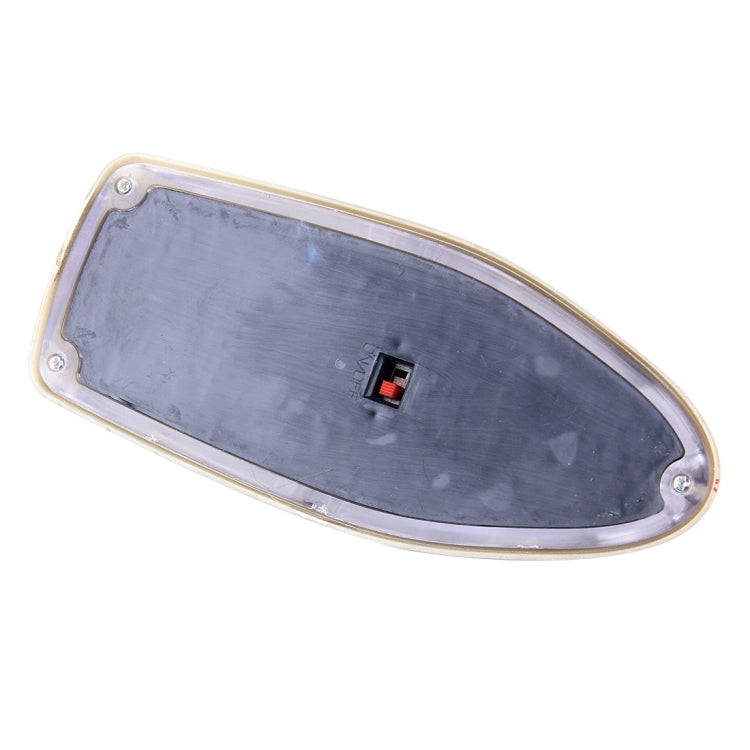 Solar Colorful Light Anti Collision Shark Fin Car Taillight LED Flash Warning Light Caution Light...