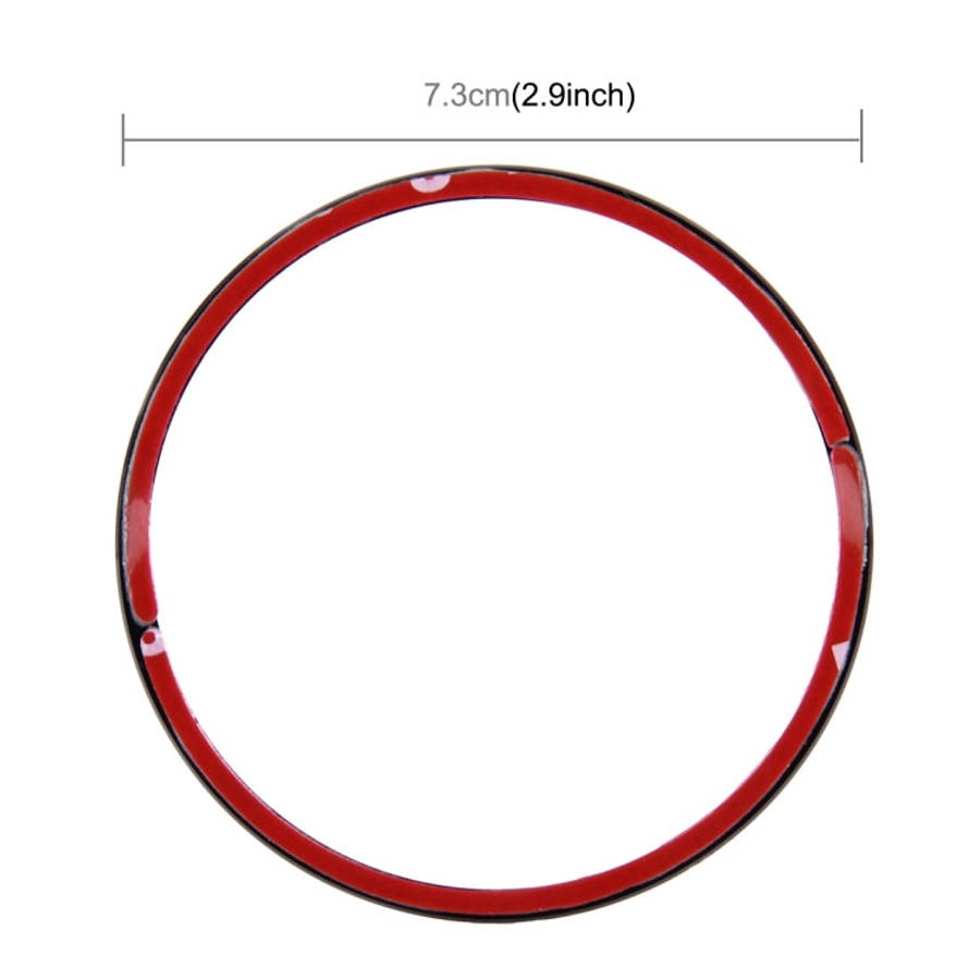 4 PCS Car Aluminum Wheel Hub Deroration Ring For Cadillac(Black)