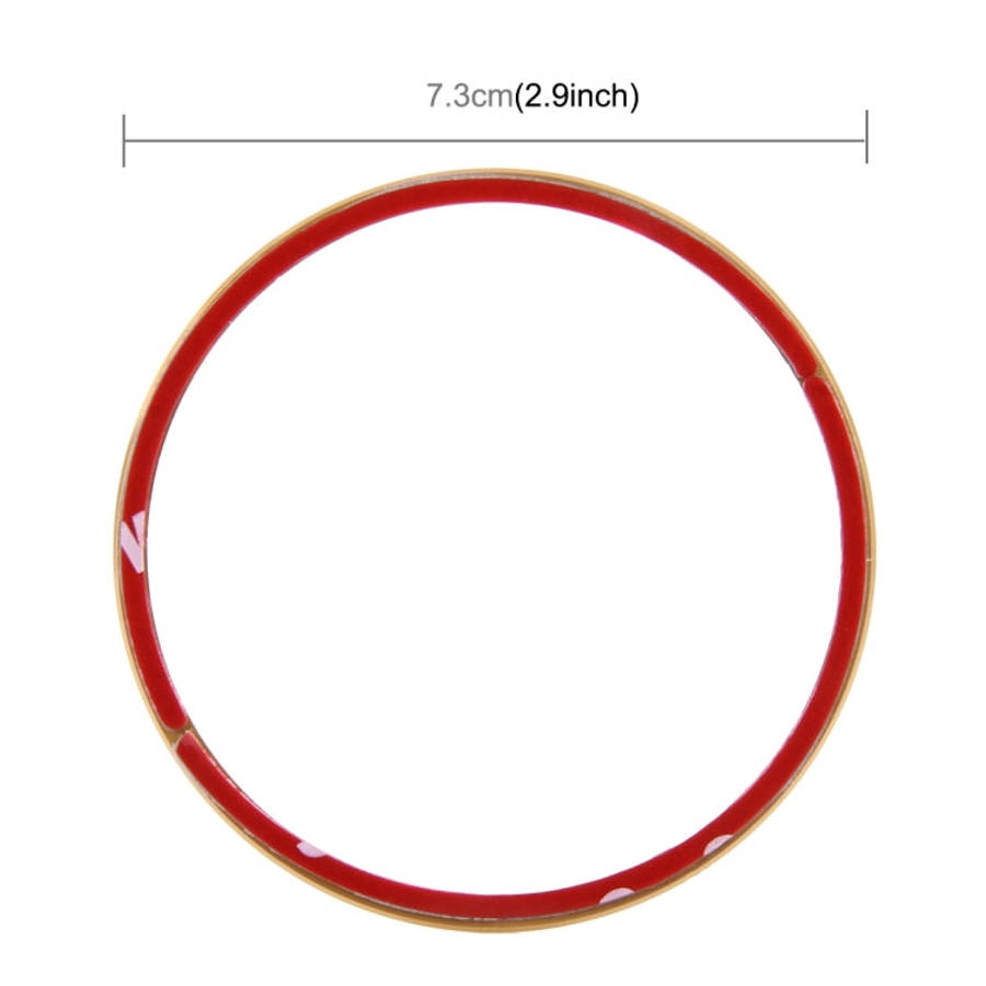 4 PCS Car Aluminum Wheel Hub Deroration Ring For Cadillac(Gold)