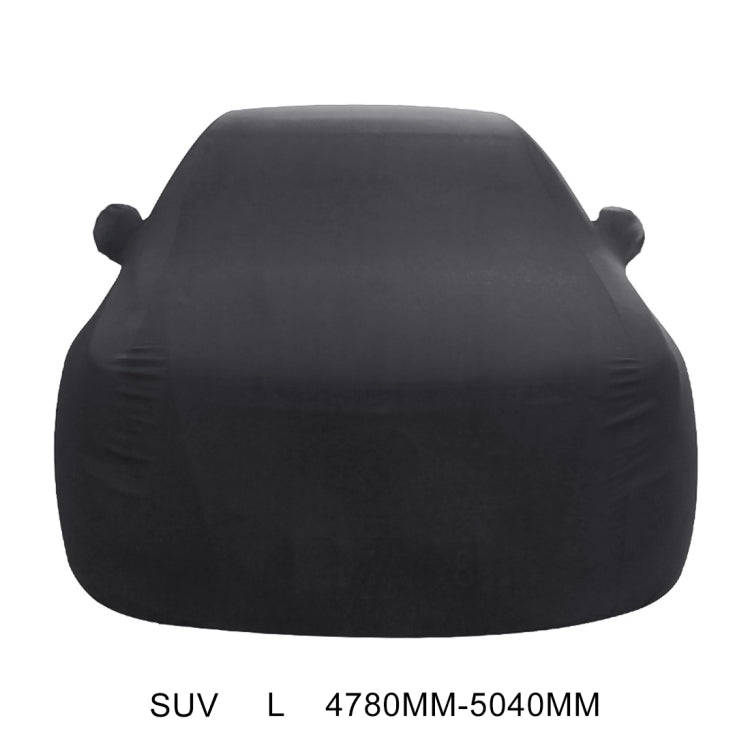 Anti-Dust Anti-UV Heat-insulating Elastic Force Cotton Car Cover for SUV, Size: L, 4.78m~5.04m(Bl...