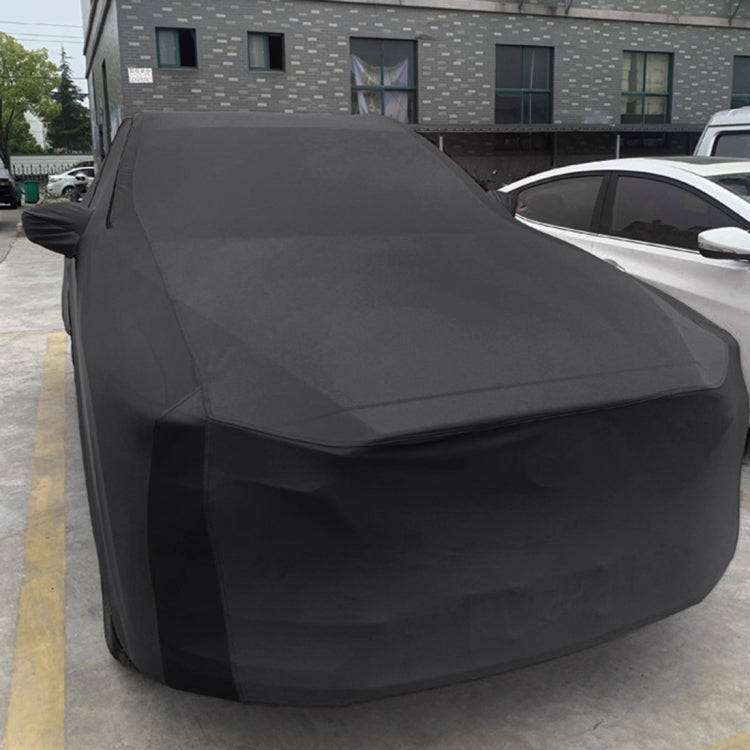 Anti-Dust Anti-UV Heat-insulating Elastic Force Cotton Car Cover for SUV, Size: L, 4.78m~5.04m(Bl...