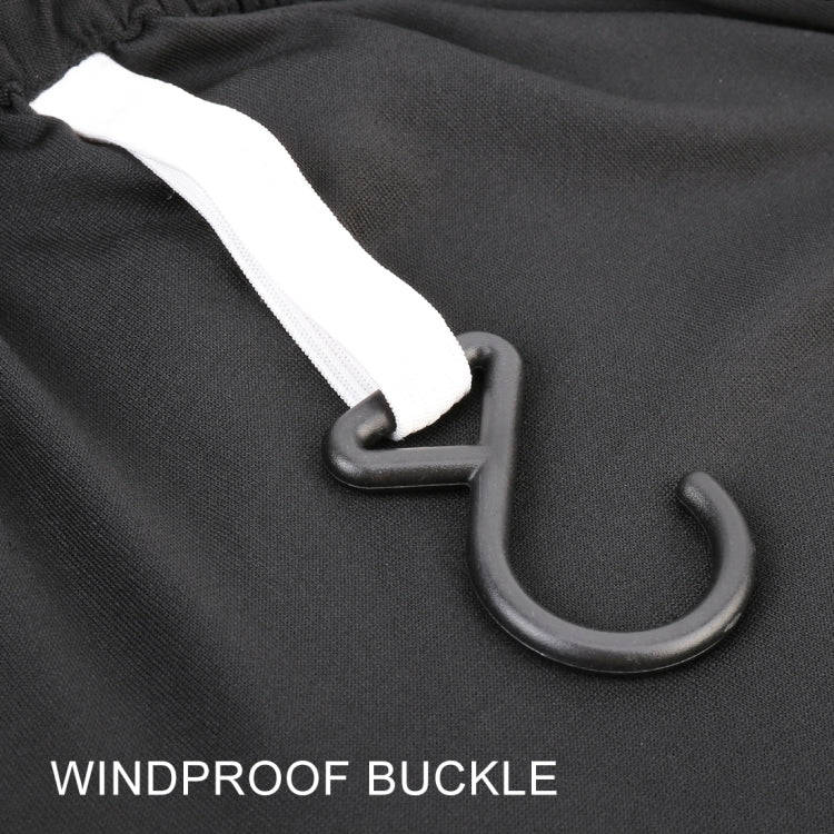 Anti-Dust Anti-UV Heat-insulating Elastic Force Cotton Car Cover for SUV, Size: L, 4.78m~5.04m(Bl...