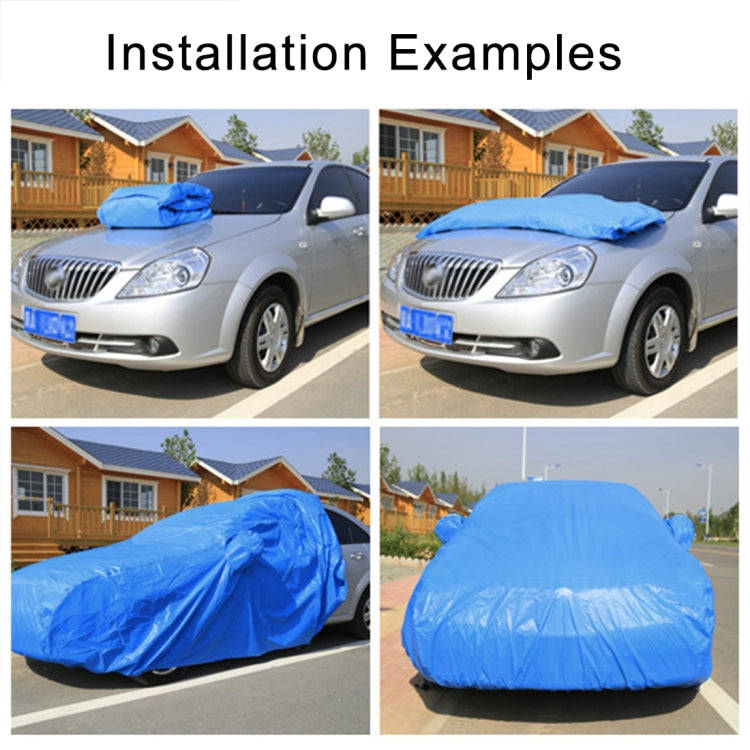 Anti-Dust Anti-UV Heat-insulating Elastic Force Cotton Car Cover for SUV, Size: L, 4.78m~5.04m(Bl...