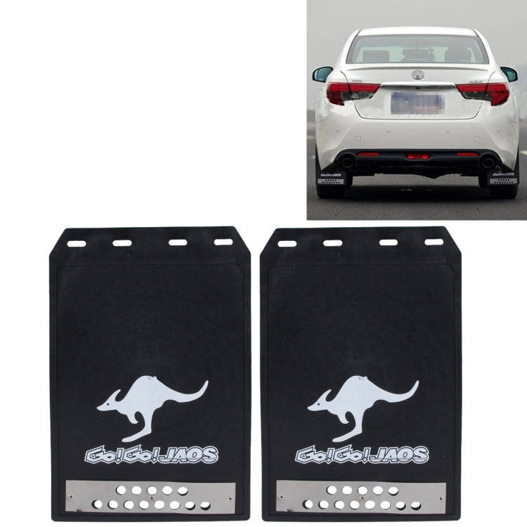 2 PCS WS-003 Premium Heavy Duty Molded Splash Mud Flaps Auto Front and Rear Guards, Small Size, R...