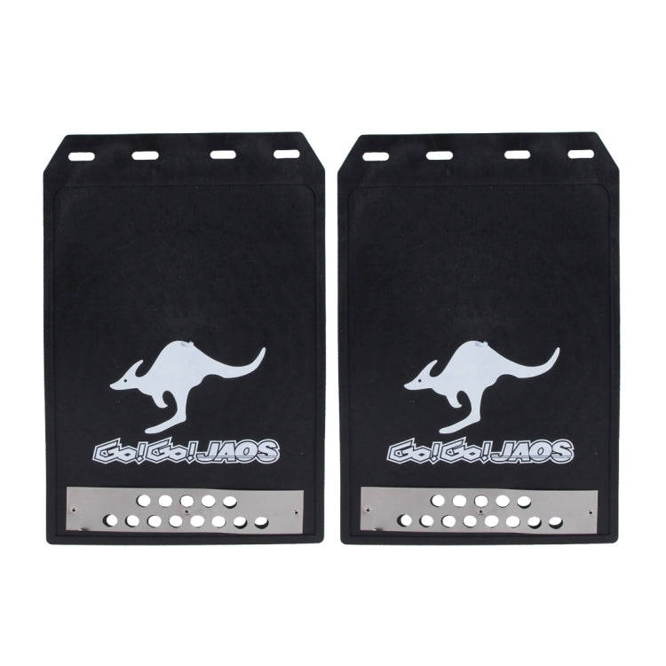 2 PCS WS-003 Premium Heavy Duty Molded Splash Mud Flaps Auto Front and Rear Guards, Small Size, R...